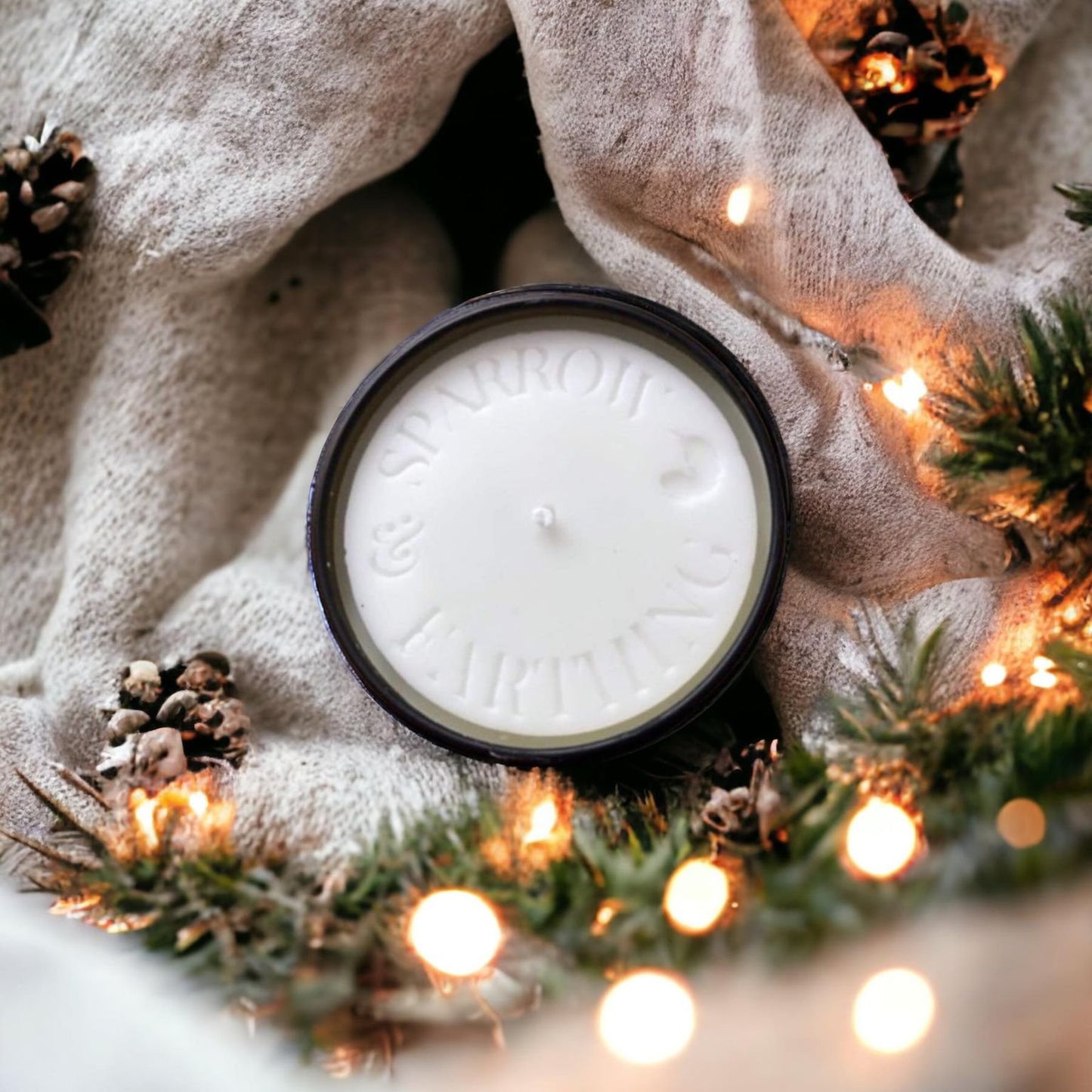 For Unto Us a Son is Given Nativity Candle