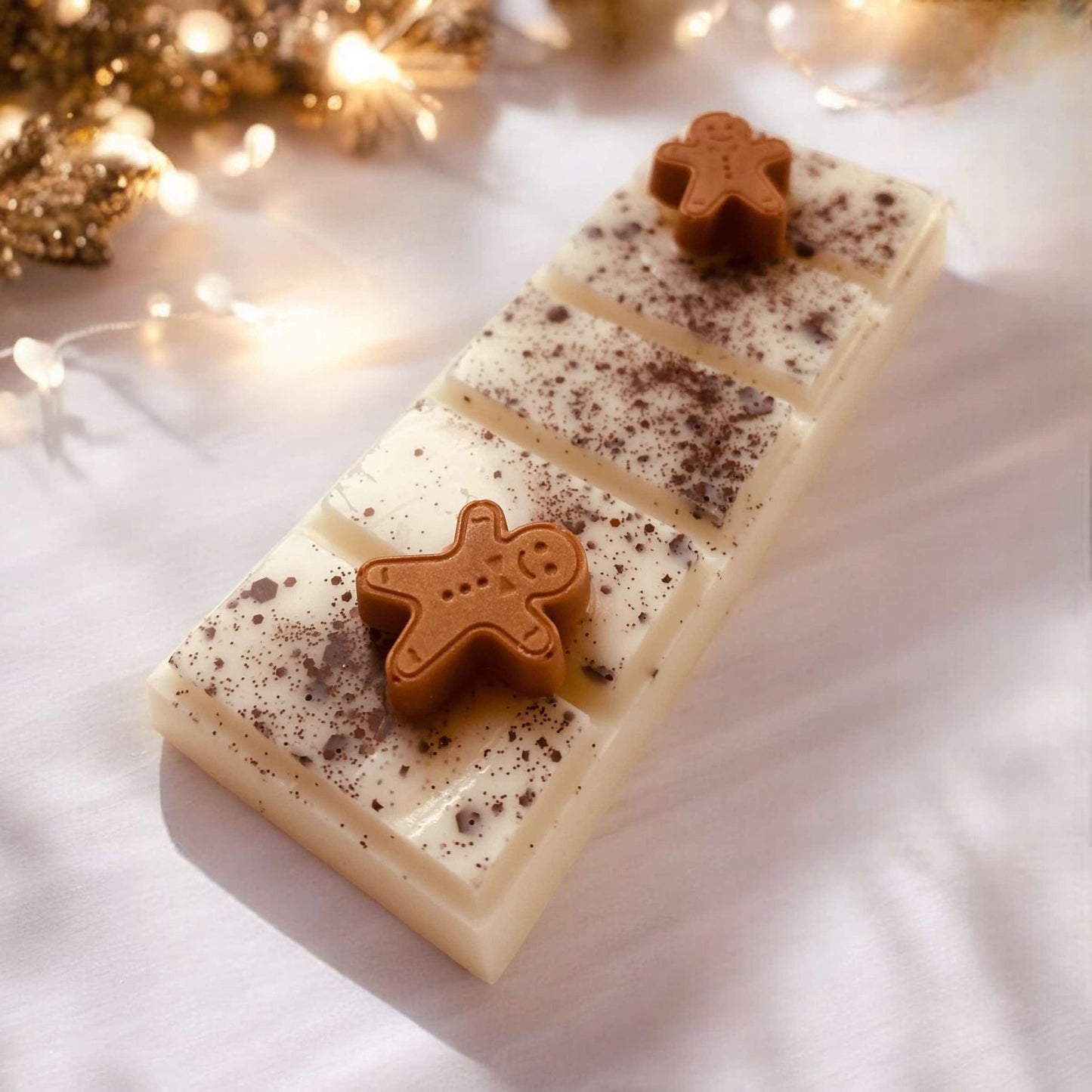 Gingerbread & Vanilla Snap Bar (with gingerbread men embeds)