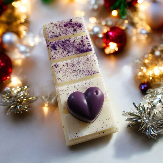 Mulled Wine Wax Melt Snap Bar (with heart embed)